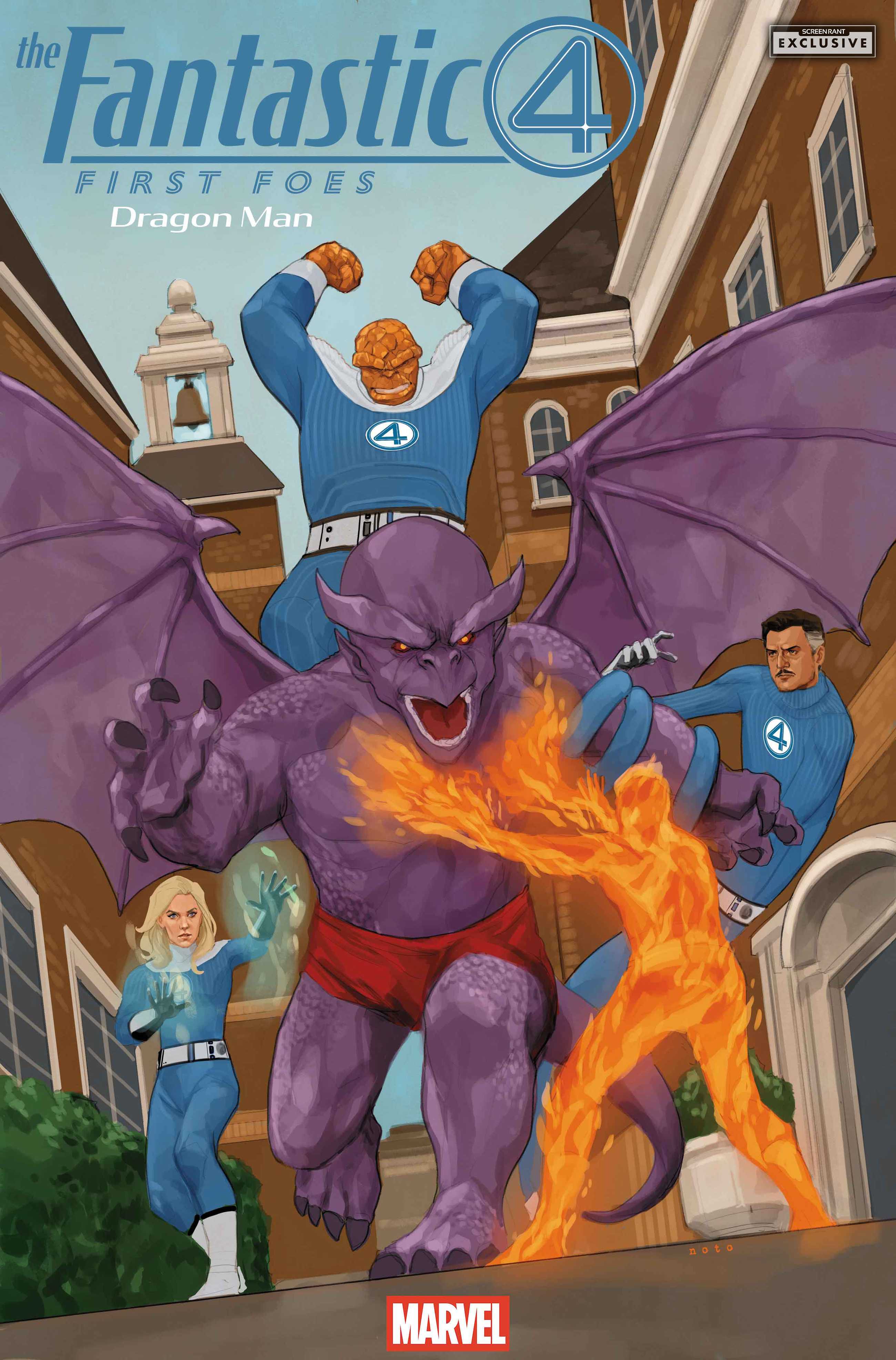 The Fantastic Four First Foes Dragon Man COVER