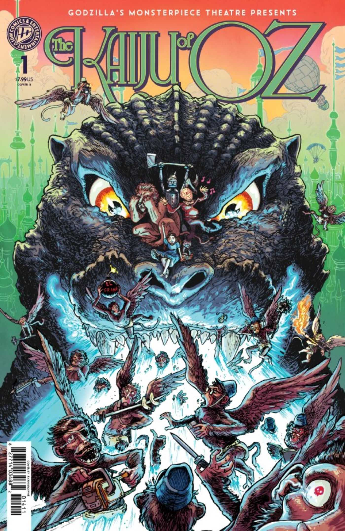 The Kaiju of Oz variant cover 1