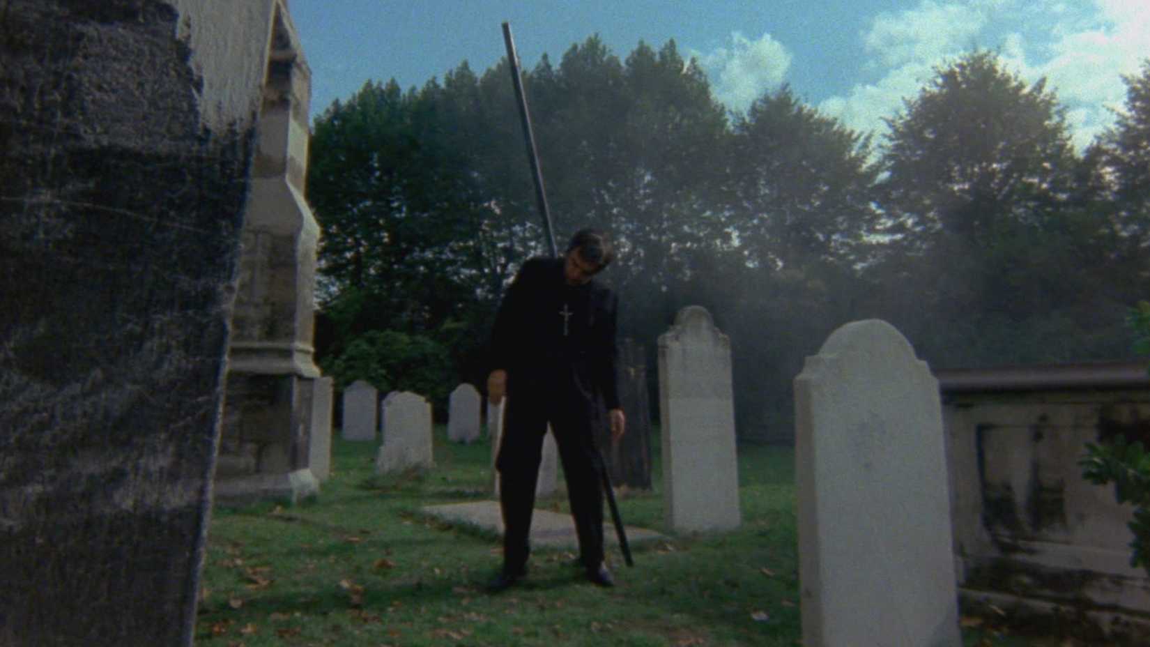 Father Brennan from The Omen, Impaled By a Church Spire