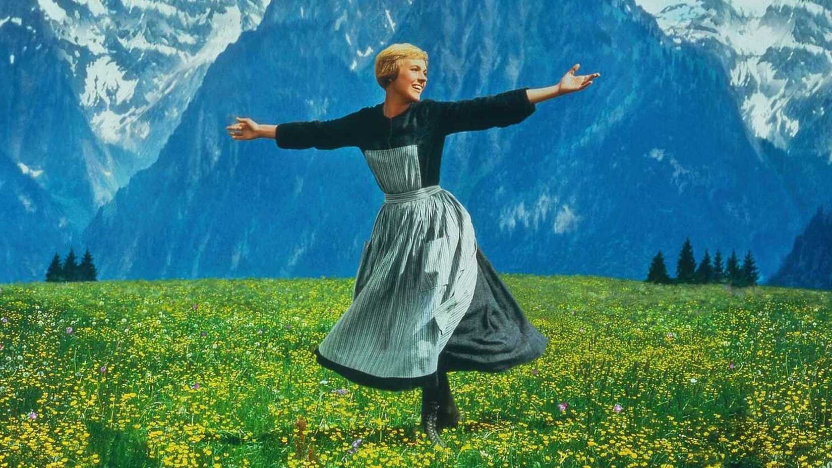 Maria sings in the Alps in The Sound of Music