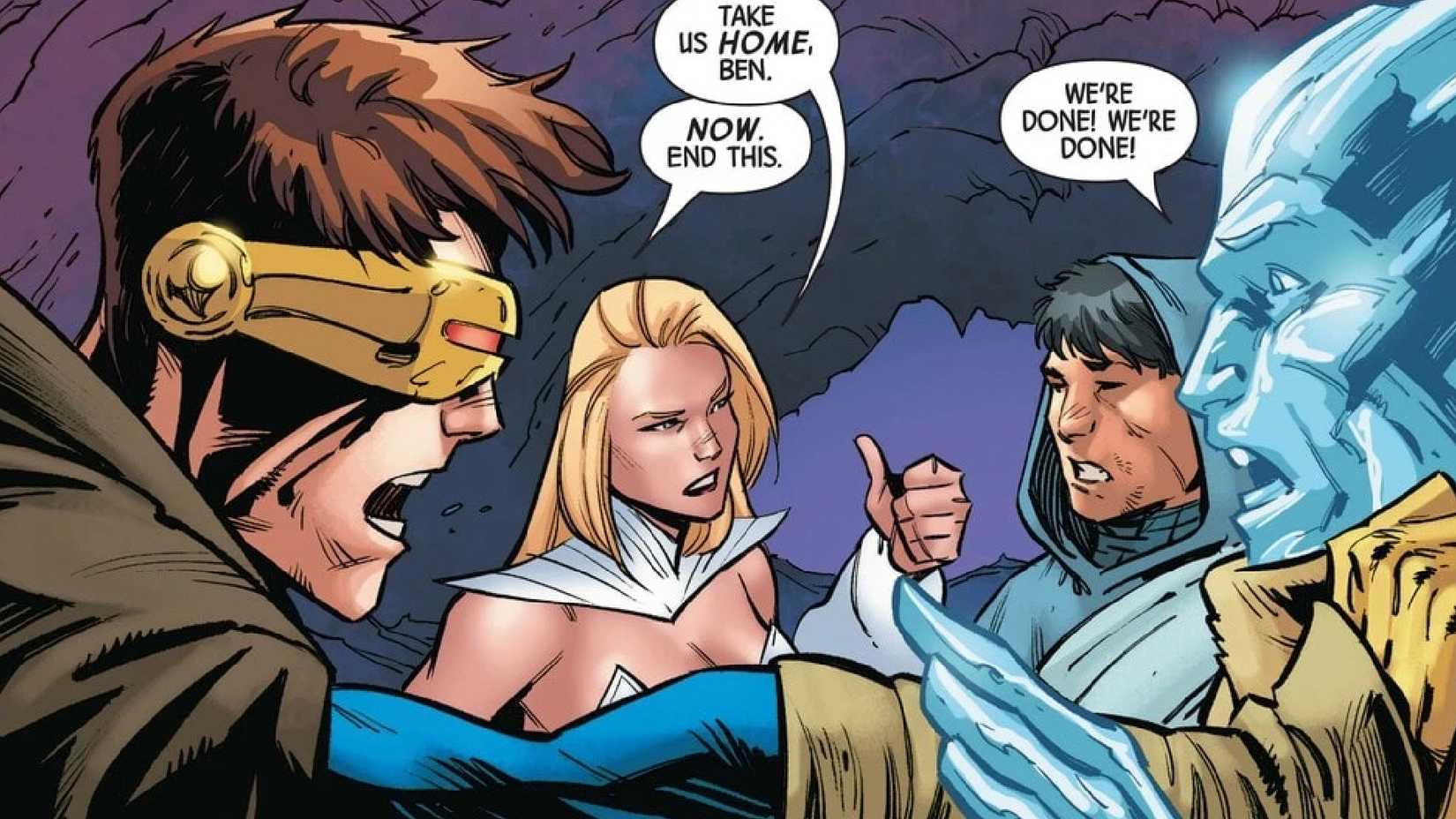 the x-men struggle to leave their new fantasy world