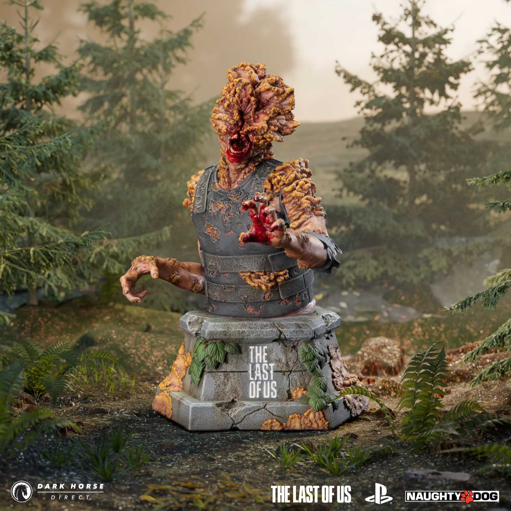 Image shows the Clicker Bust from Dark Horse Direct