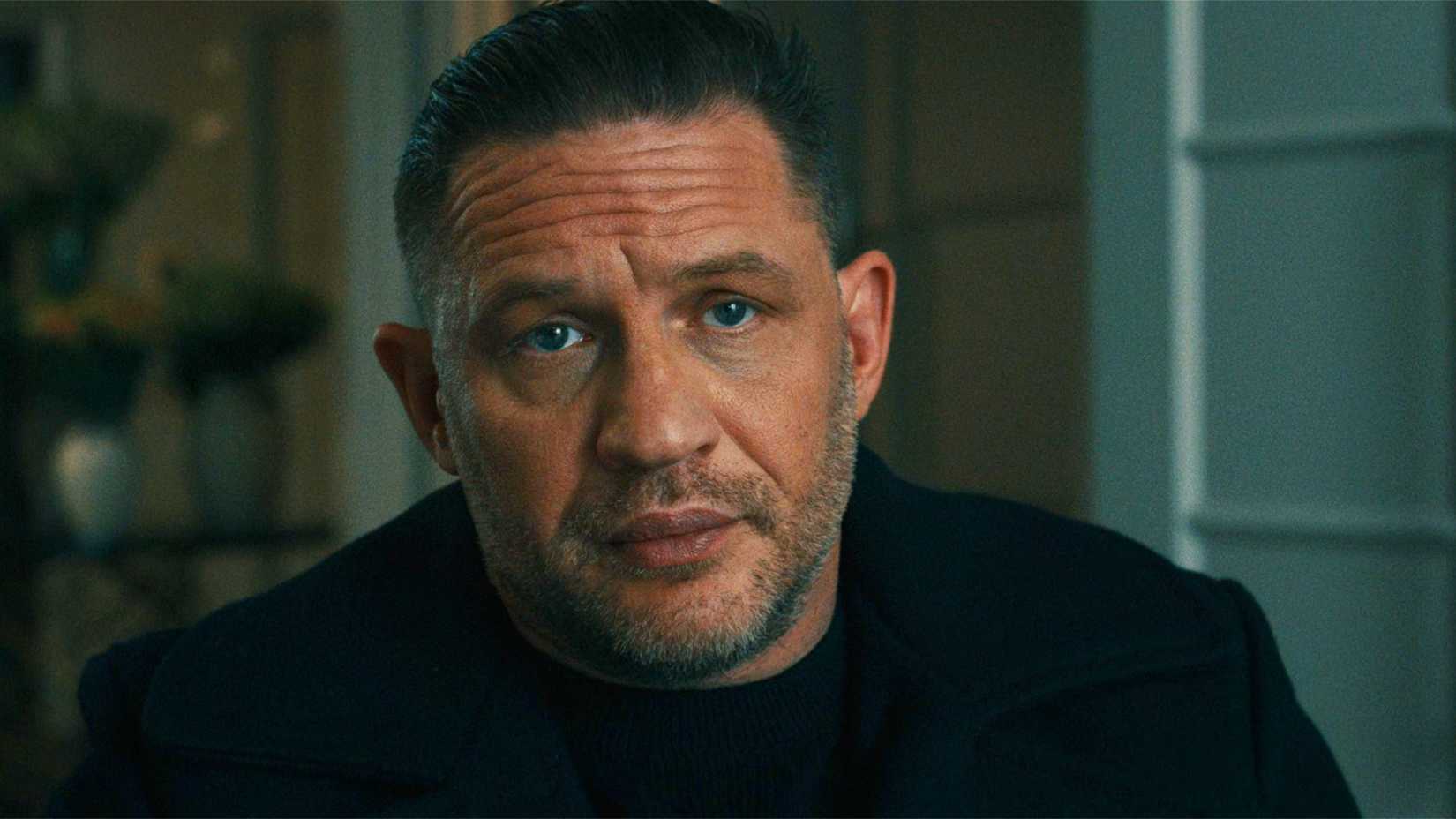 Tom Hardy as Harry in a scene from MobLand season 1, episode 10