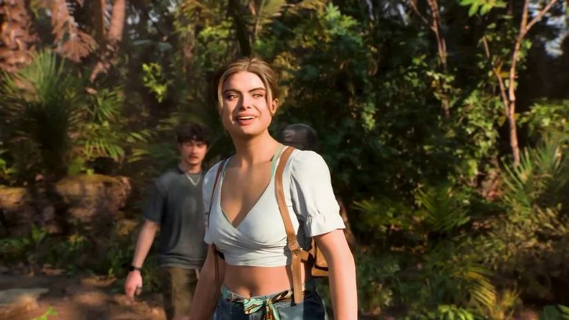 Until Dawn 2 characters on a beach