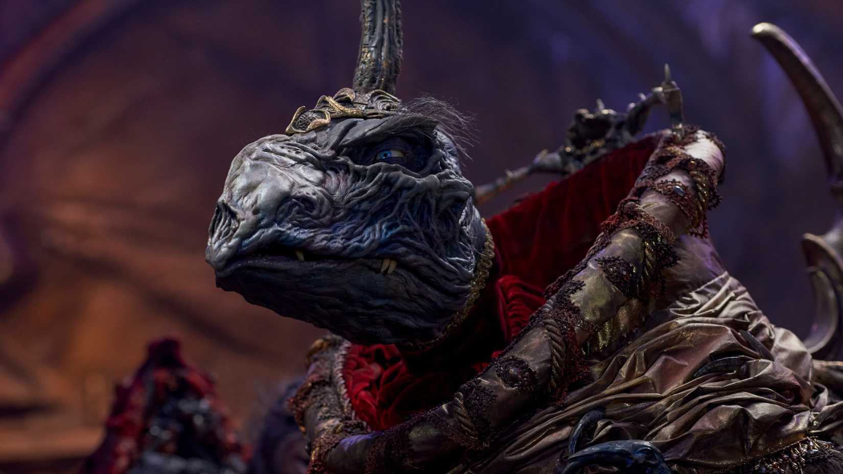 One of the Skeksis in Dark Crystal: Age of Resistance