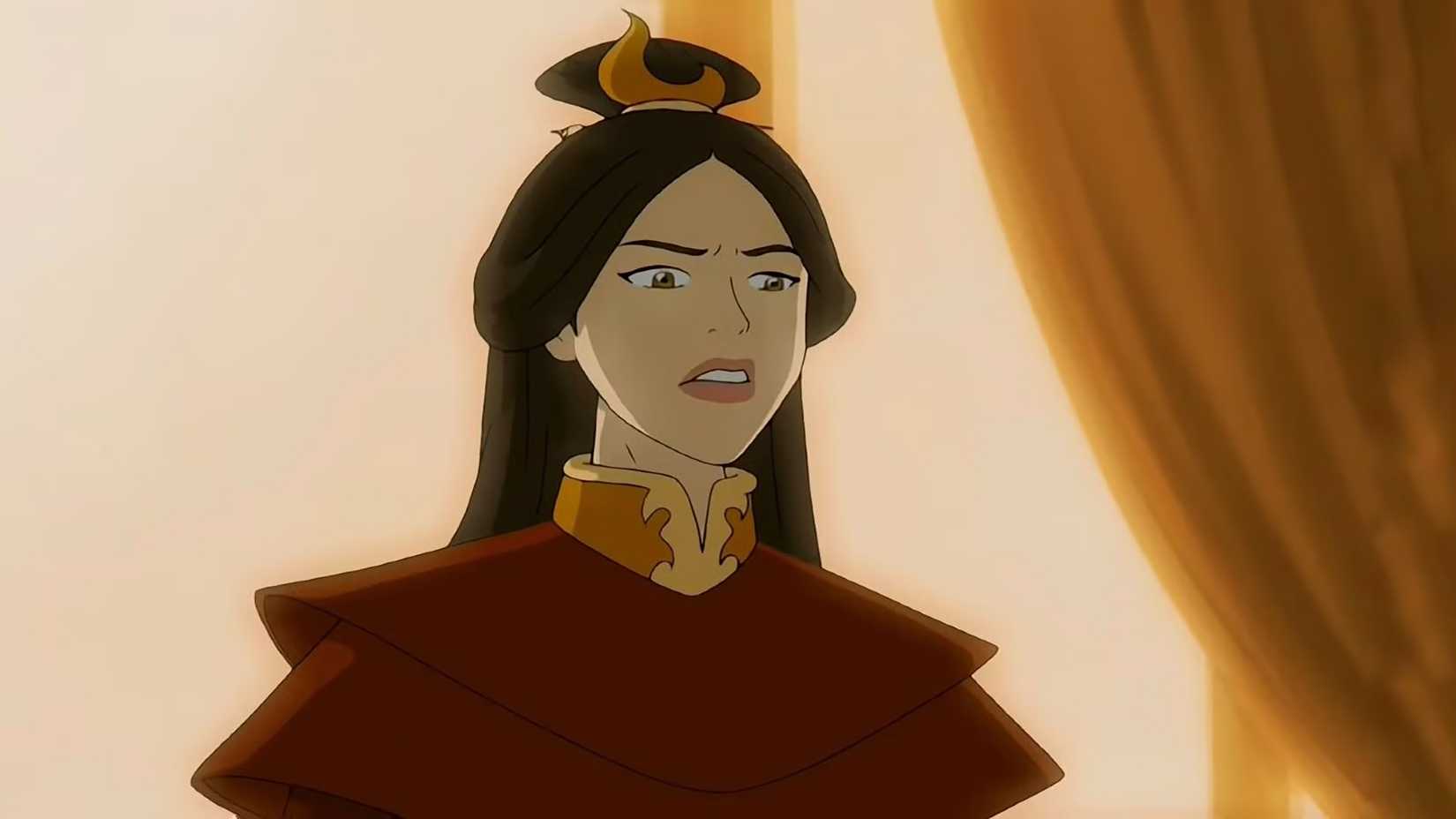 Ursa looking angrily at something in Avatar_ The Last Airbender