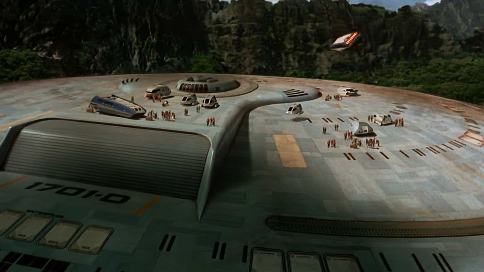 USS Enterprise-D crashed