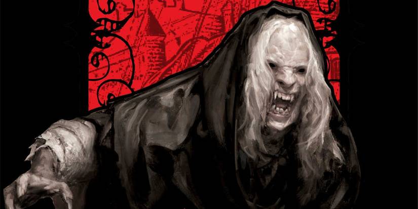 Art of a vampire creature from Vampire The Masquerade Bound by Blood for Dungeons and Dragons.