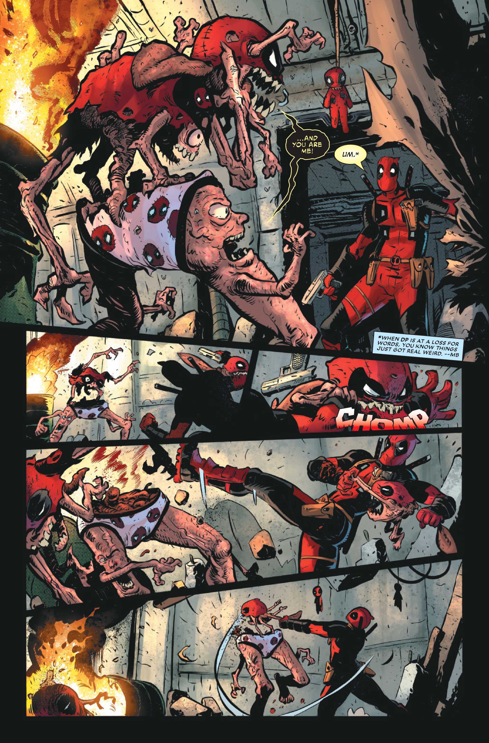 Different Deadools Marvel's New Deadpools Are Here, And They're Pure Nightmare Fuel