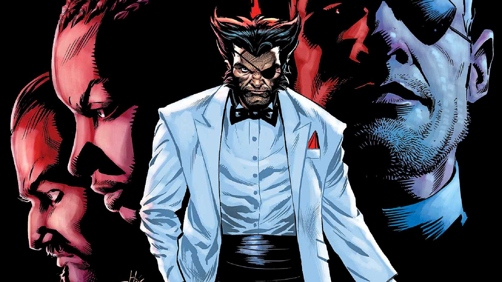 Wolverine wears his Patch costume in Marvel Comics cover