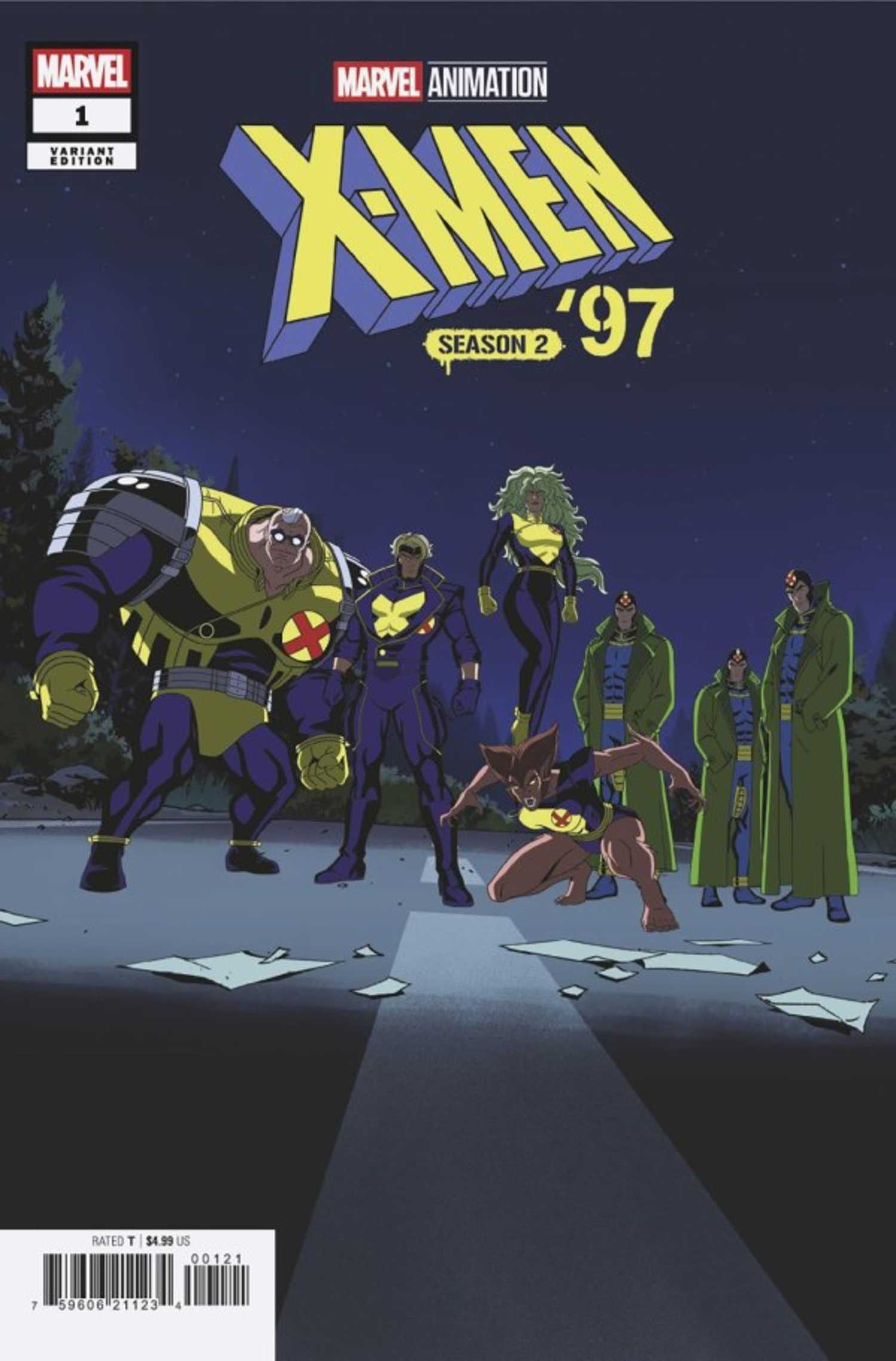 X-Men 97 Season Two #1 variant cover with X-Factor