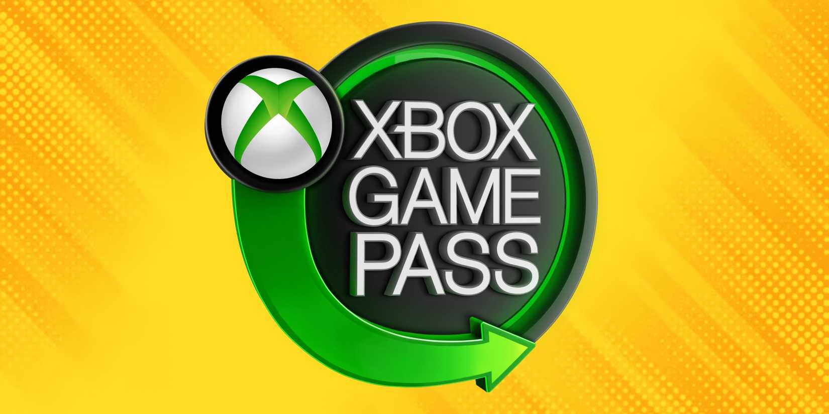 Xbox game Pass logo on yellow background