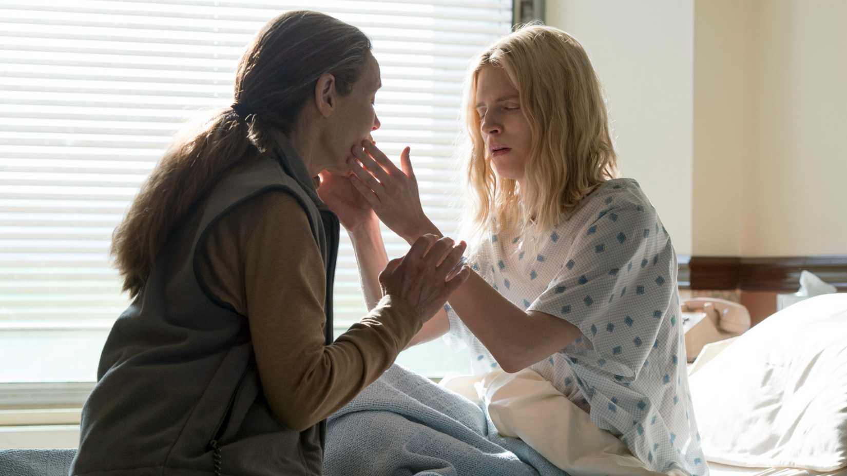 Brit Marling’s Nina meeting Alice Krige’s Nancy in The OA’s episode 1