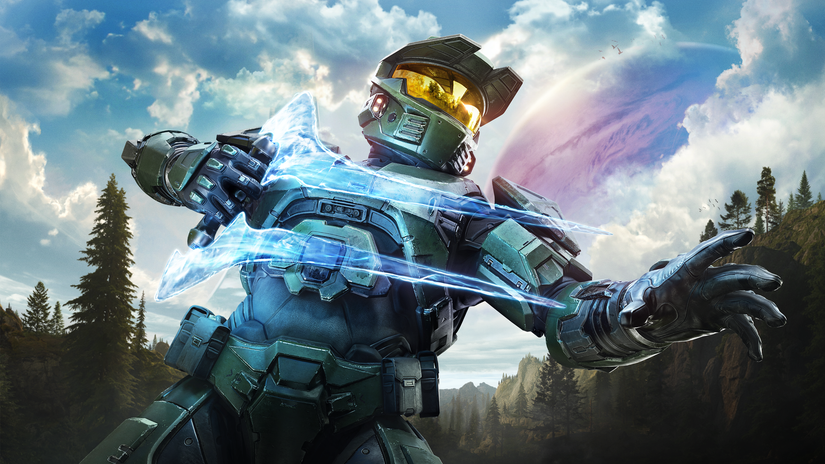 Campaign Evolved Chief using Energy Sword key art