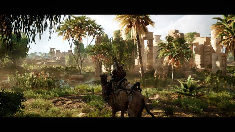 Image shows a reshade for AC Origins