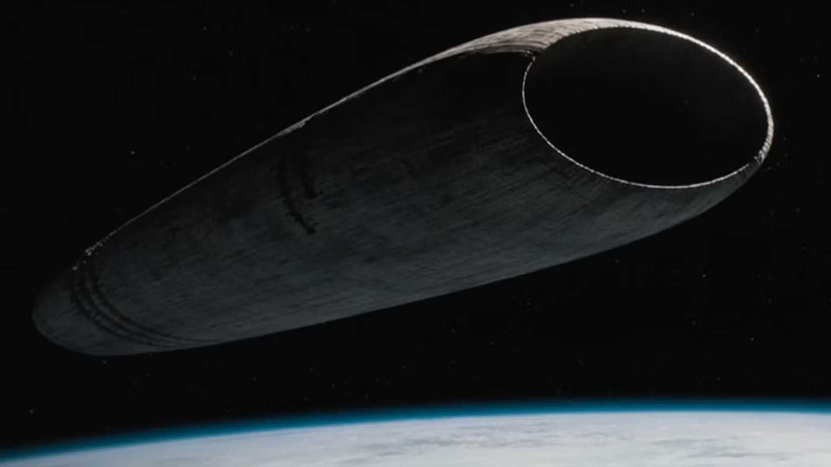 A Heighliner in space in Dune