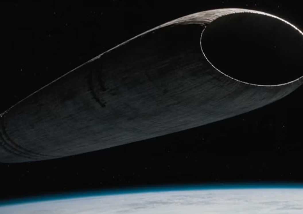 A Heighliner in space in Dune