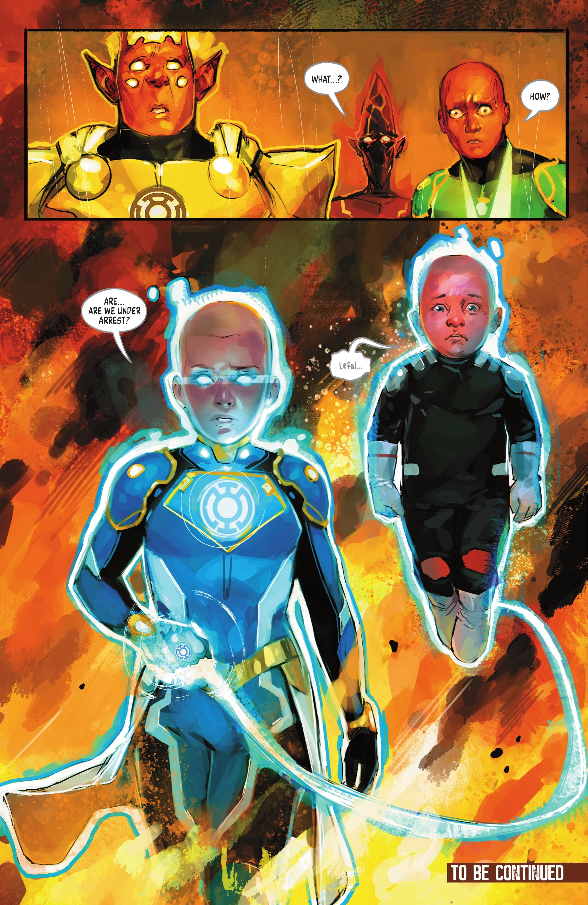 A new Blue Lantern debuts in Supergirl Surive #2