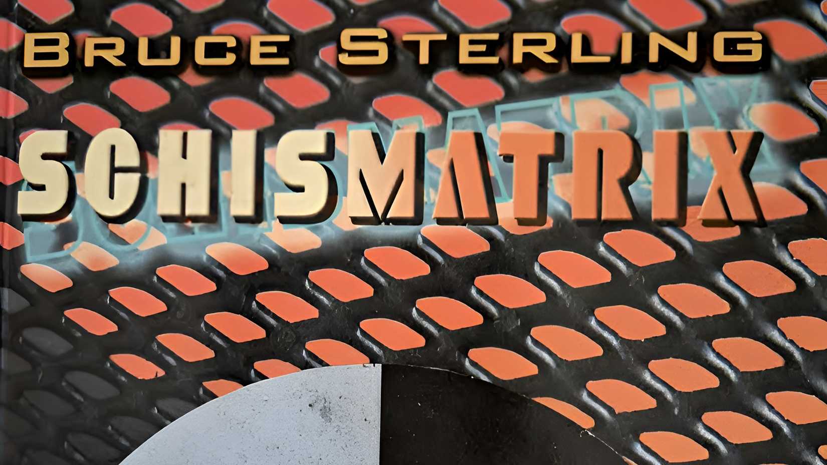 עטיפת הספר ל-Schismatrix של ברוס סטרלינג