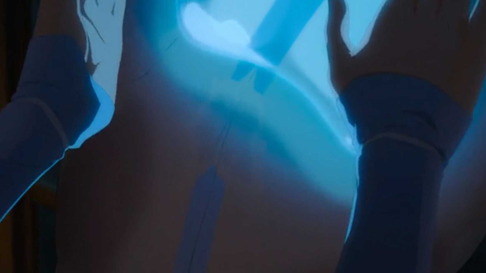 Aang's Lightning Wound in Avatar Aang The Last Airbender