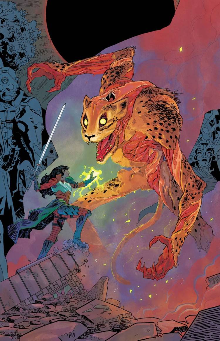 Absolute Wonder Woman #25 Cheetah redesign