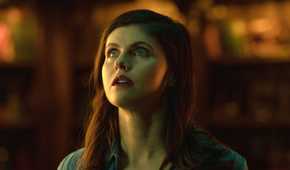 Alexandra Daddario looking up in Mayfair Witches season 2