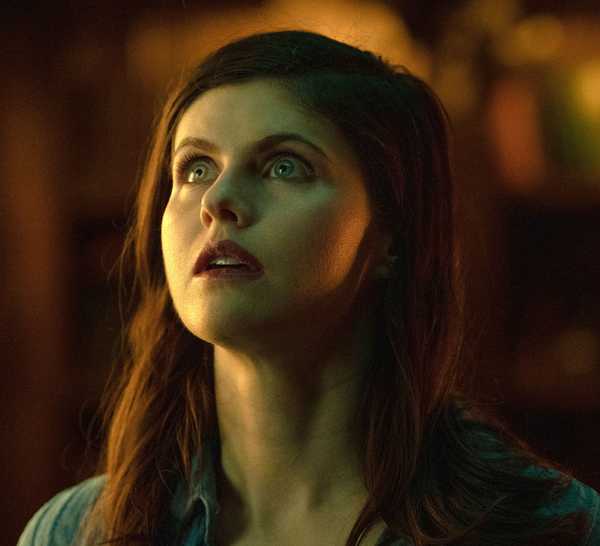 Alexandra Daddario looking up in Mayfair Witches season 2