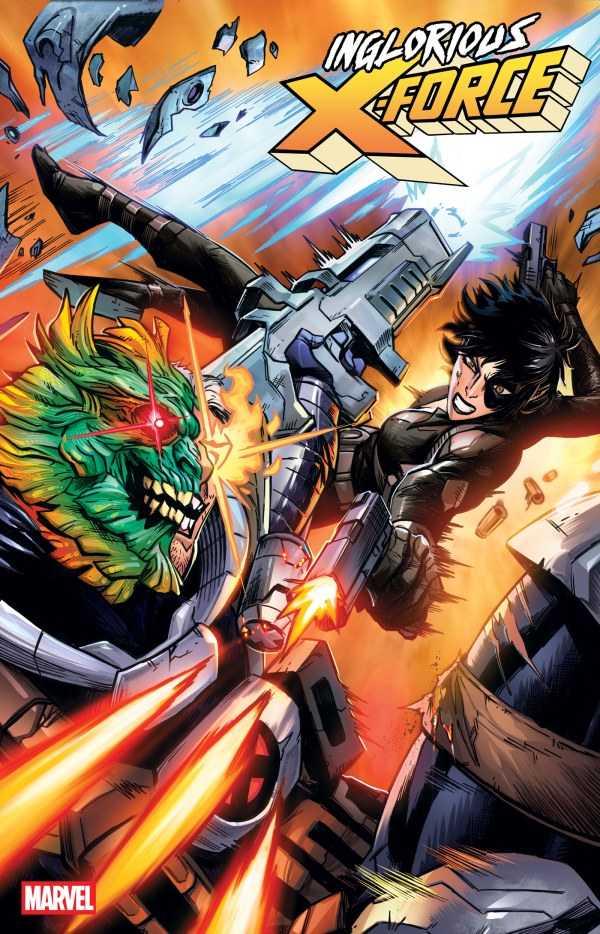 An infected Cable fights his Inglorious X-Force team