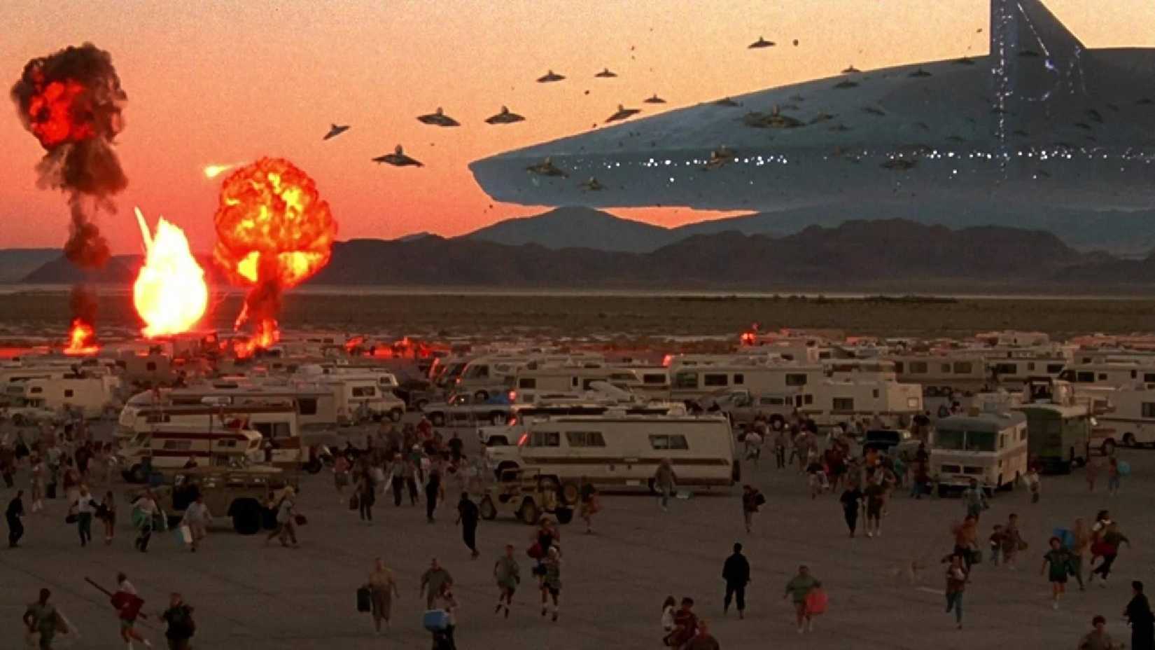 Aliens Attack Area 51 In Independence Day's Climax