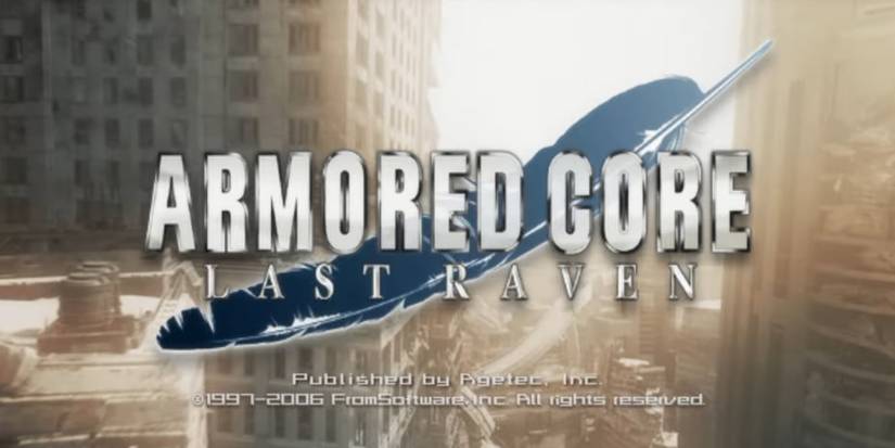 Armored Core Last Raven title screen