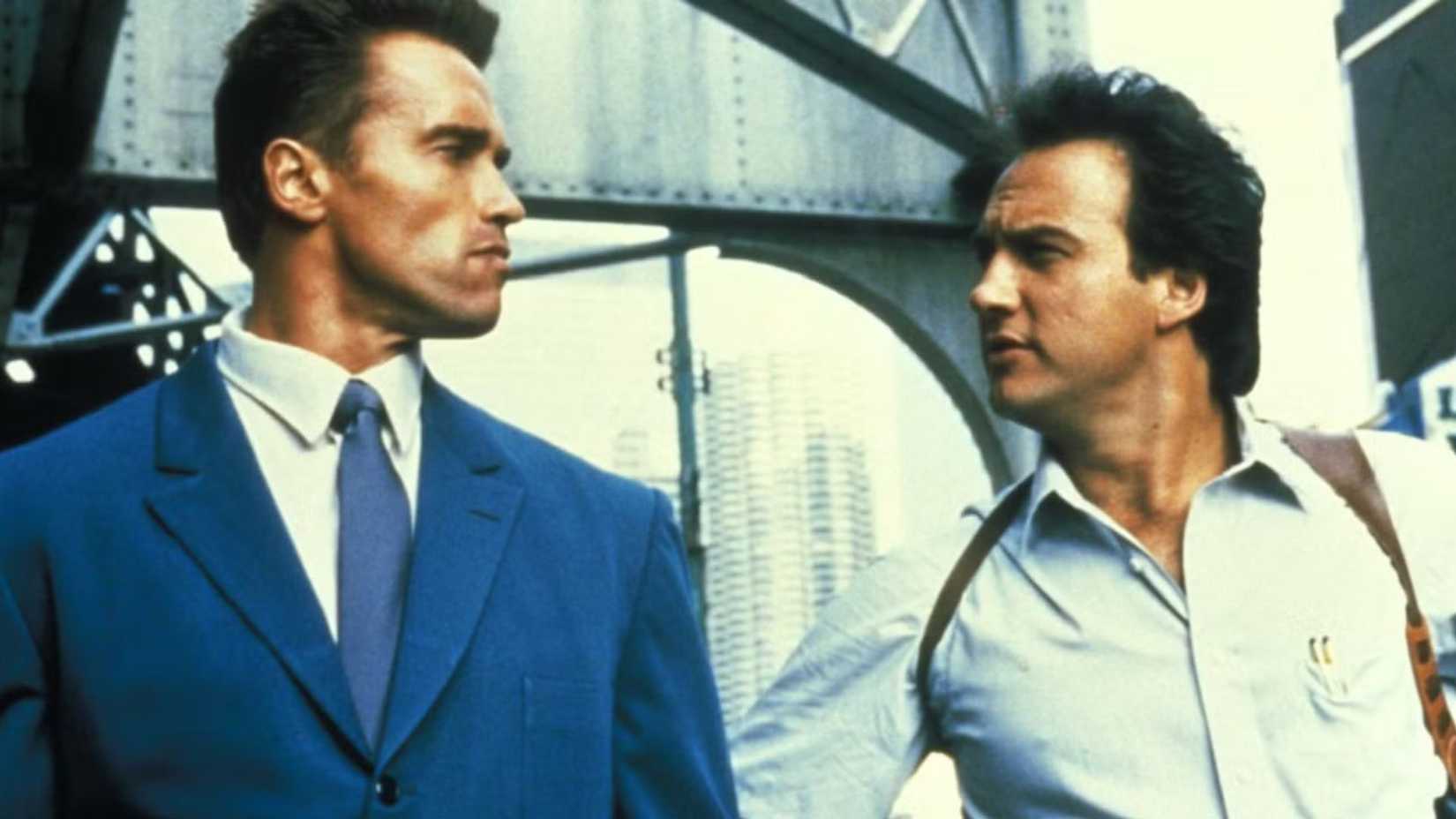 Arnold Schwarzenegger and Jim Belushi in Red Heat (1988)