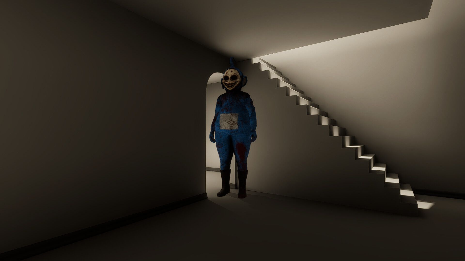 New Free Steam Horror Is The Backrooms With Evil Teletubbies image