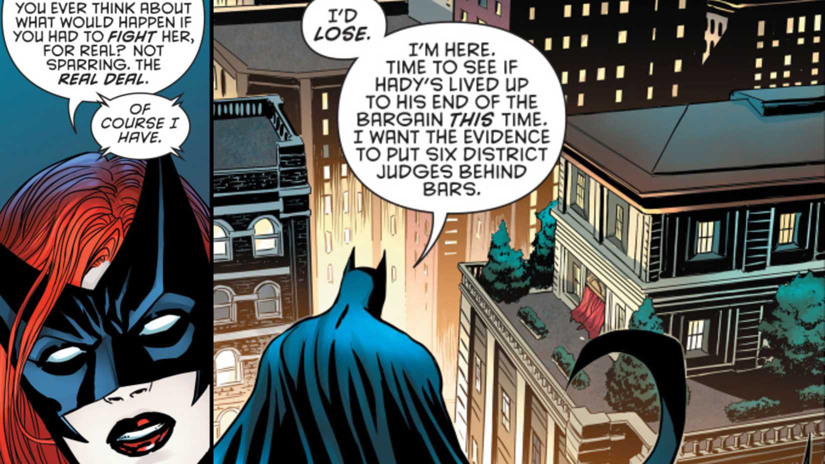 batman admits he'd lose to cassandra cain's batgirl