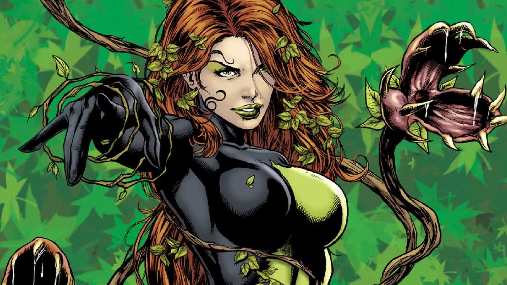 batman villain poison ivy with deadly plants