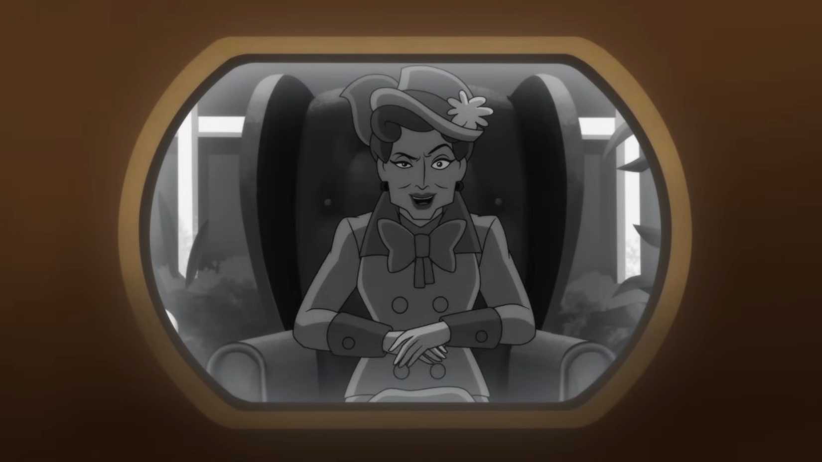 The female Mad Hatter, Hattie, in Batman: Caped Crusader season 2