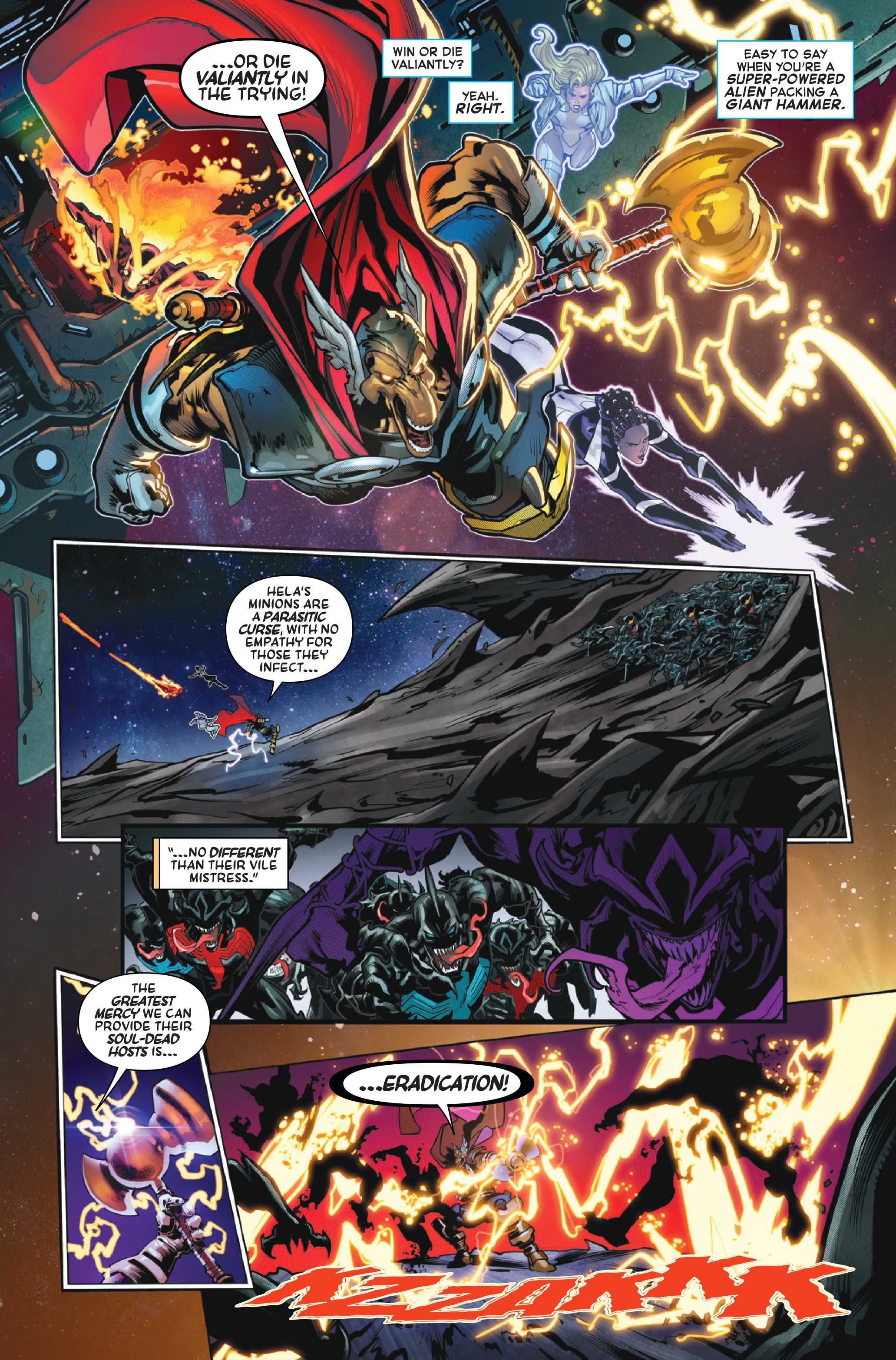 Beta Ray Bill's team strikes in The Defenders of Light and Dark #1