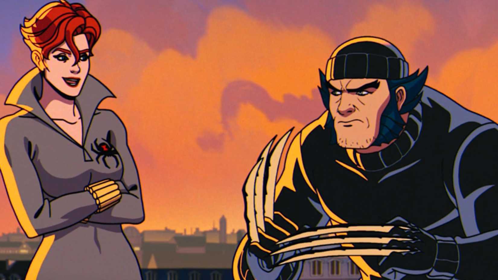 Black Widow and Wolverine in X-Men '97 season 2 episode 4