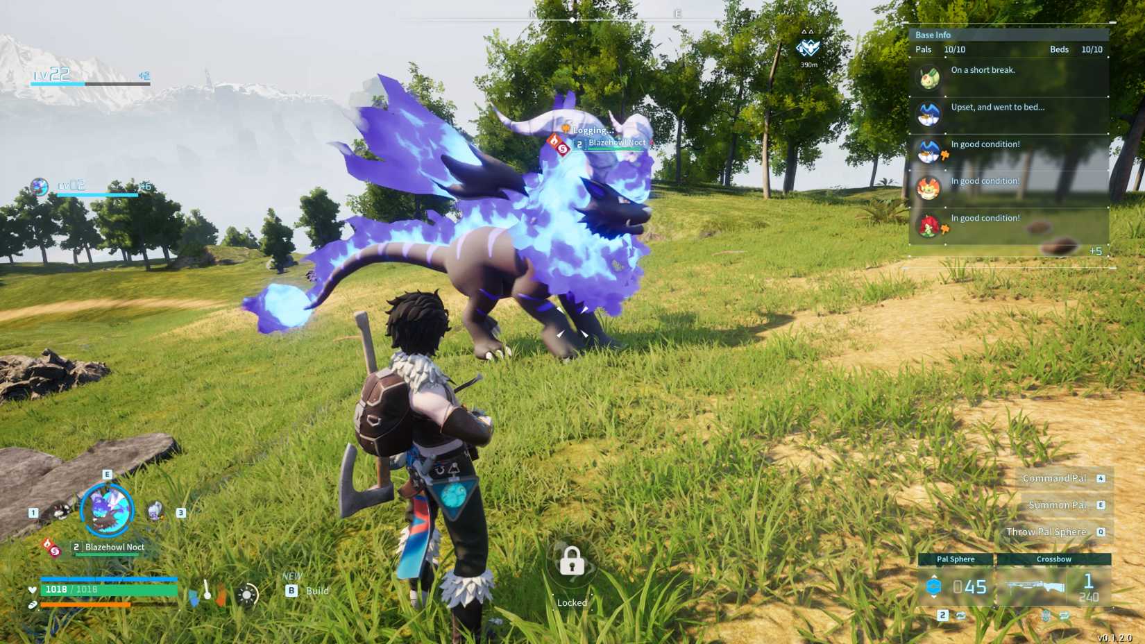 Blazehowl Noct Palworld