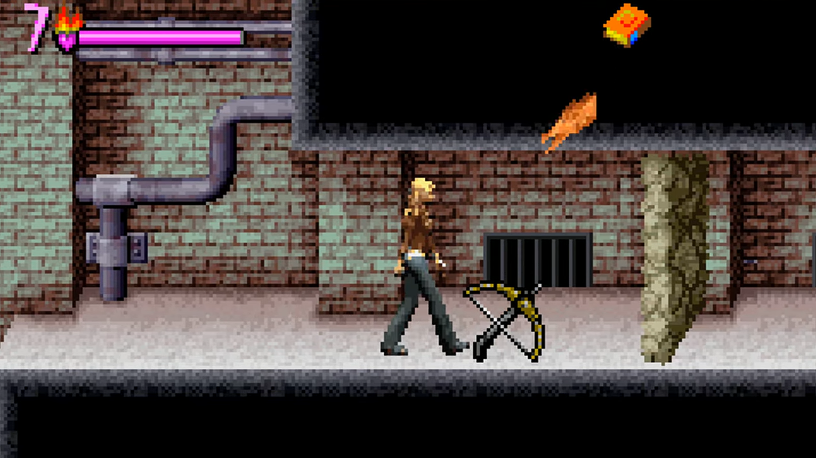 Buffy the Vampire Slayer Sidescrolling gameplay