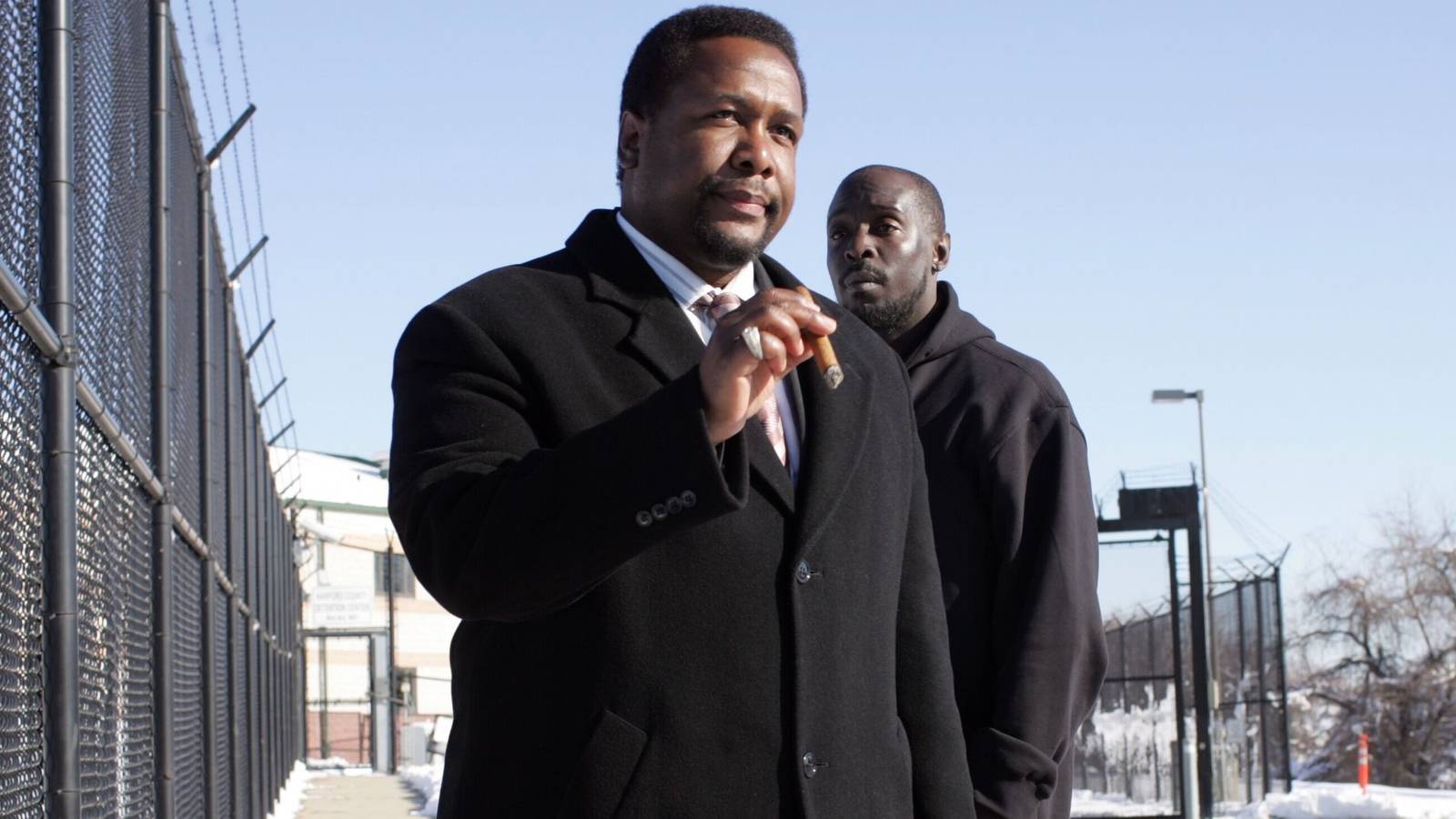 Bunk and Omar in The Wire