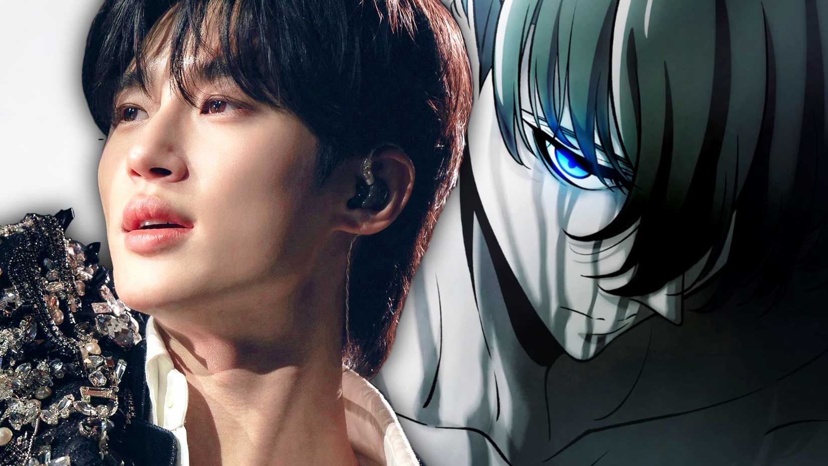 Byeon woo seok with jinwoo as seen in the solo leveling movie poster