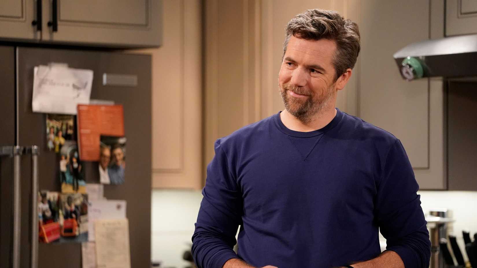 Danny (Patrick Brammall) smiling in Call Your Mother.