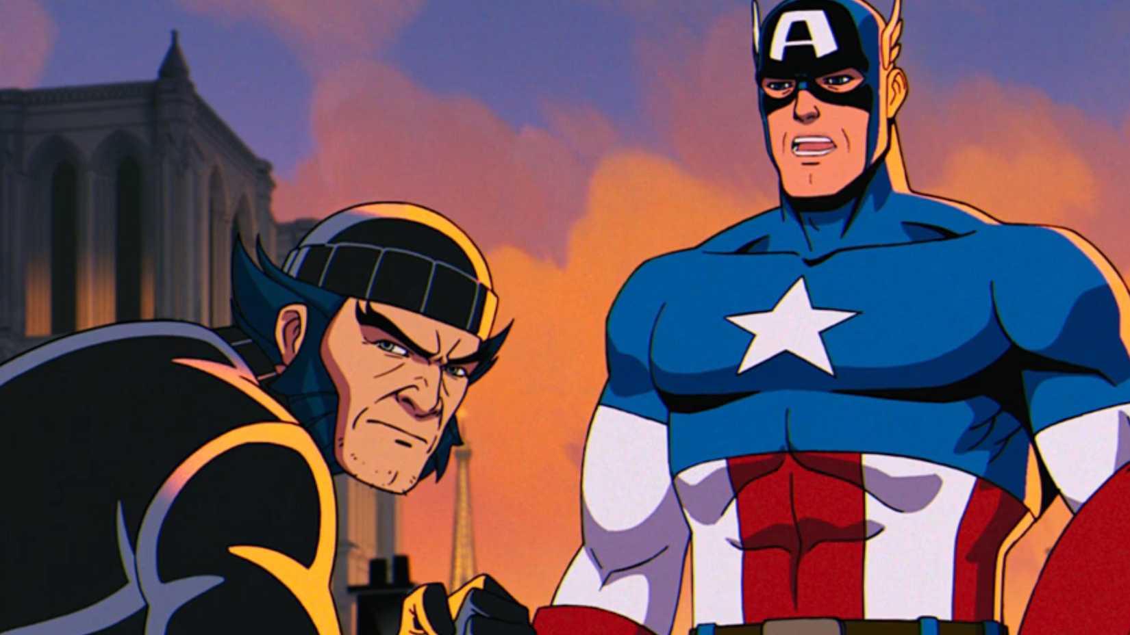 Captain America and Wolverine in X-Men '97 season 2 episode 4