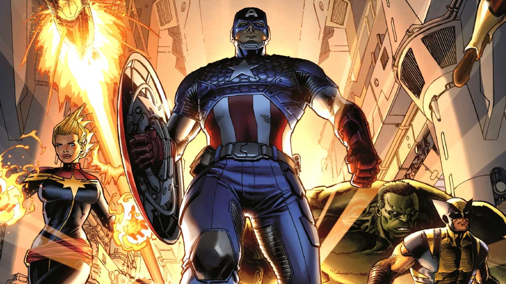 Captain America leads the Avengers in Jonathan Hickman's run