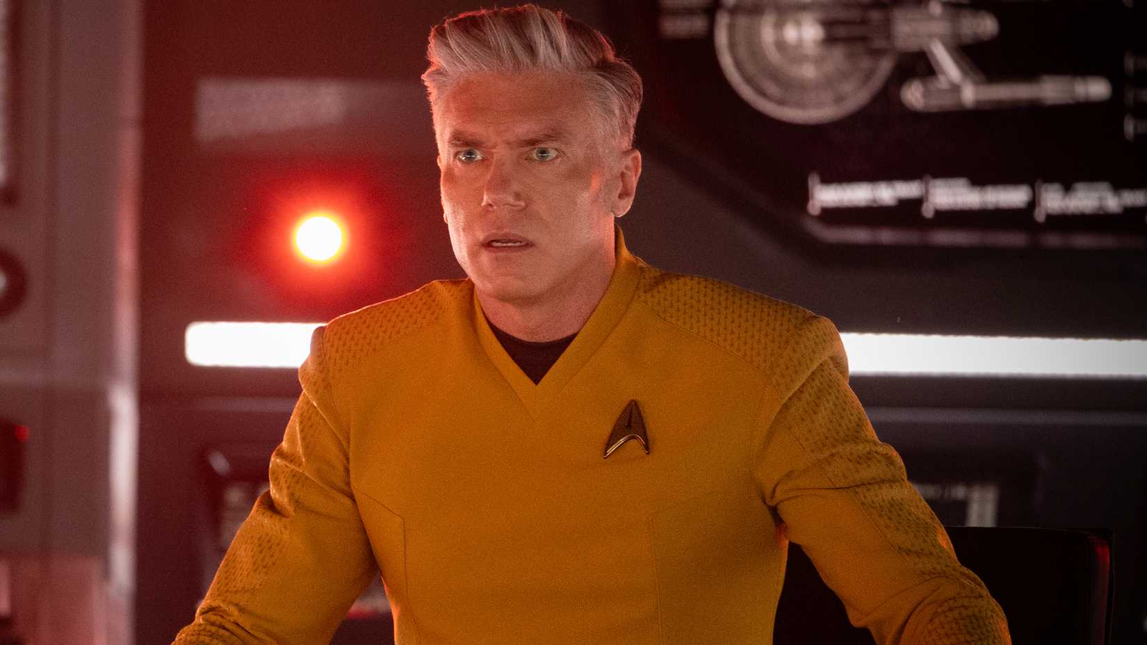 Captain Pike alarmed