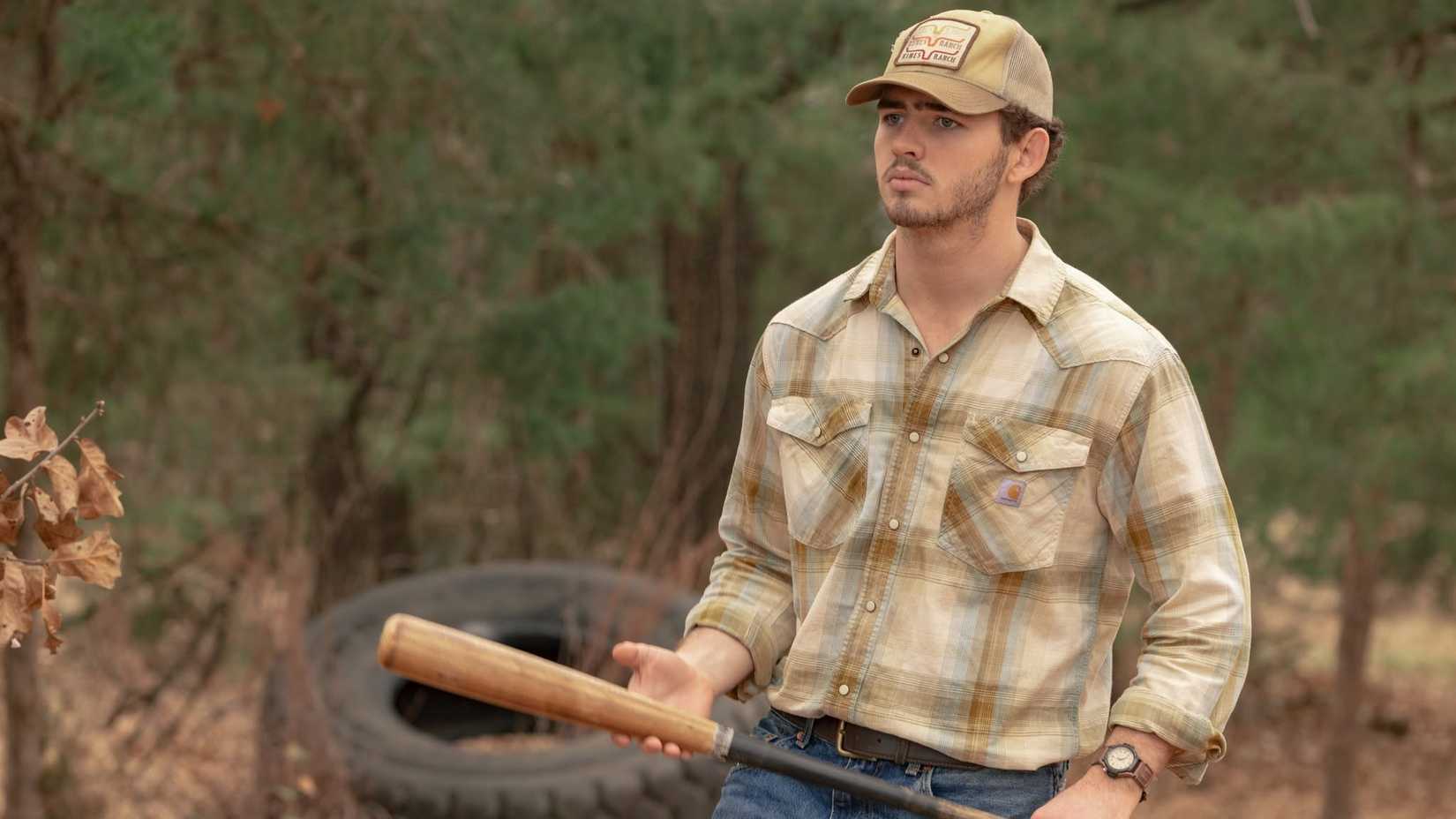 Carter With Baseball bat