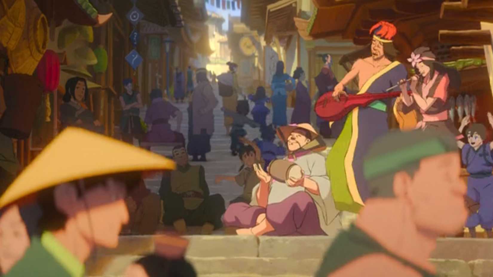 Chong Lily and Moku Singing Secret Tunnel in Avatar Aang The Last Airbender