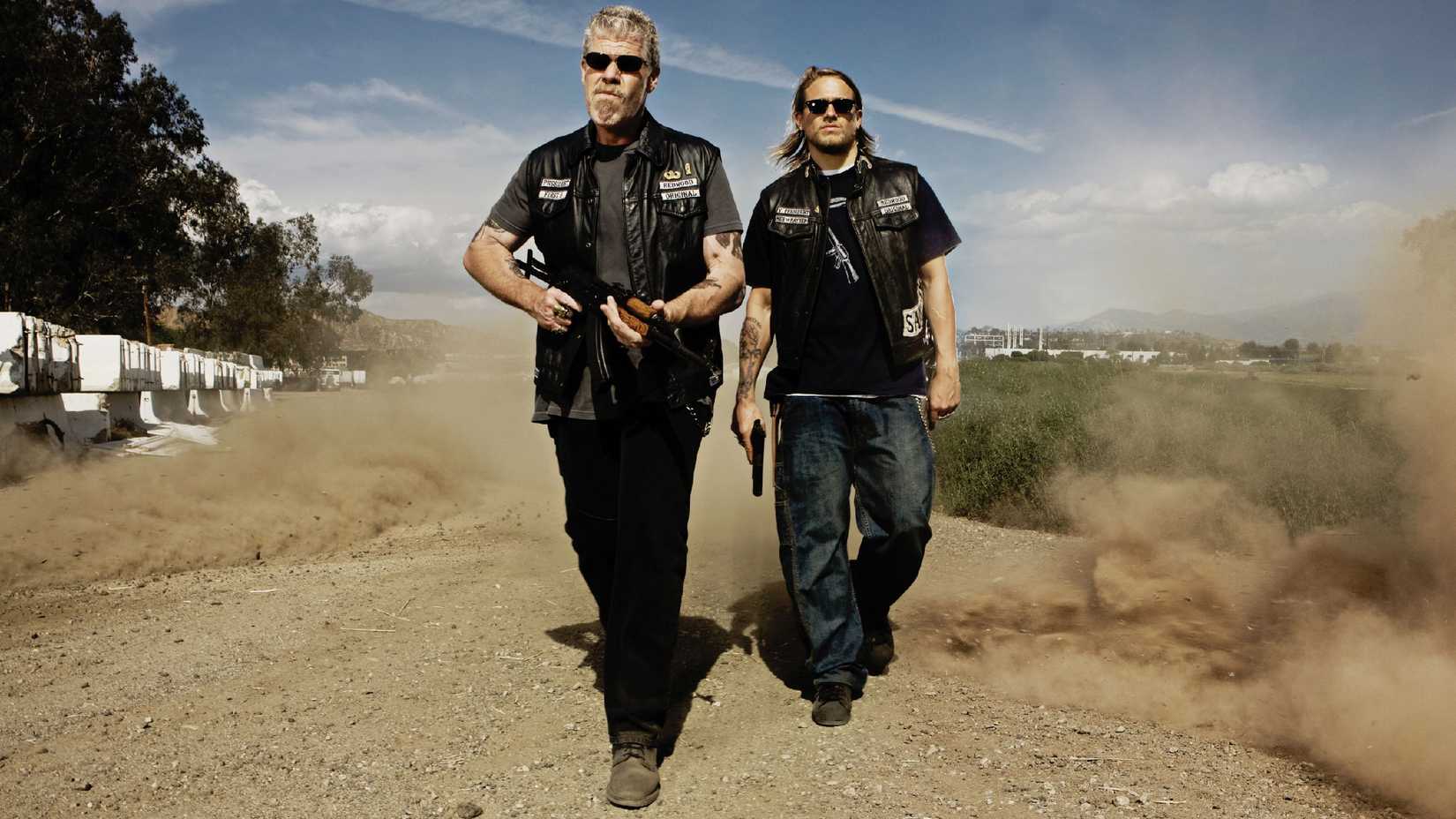 Clay and Jax in Sons of Anarchy