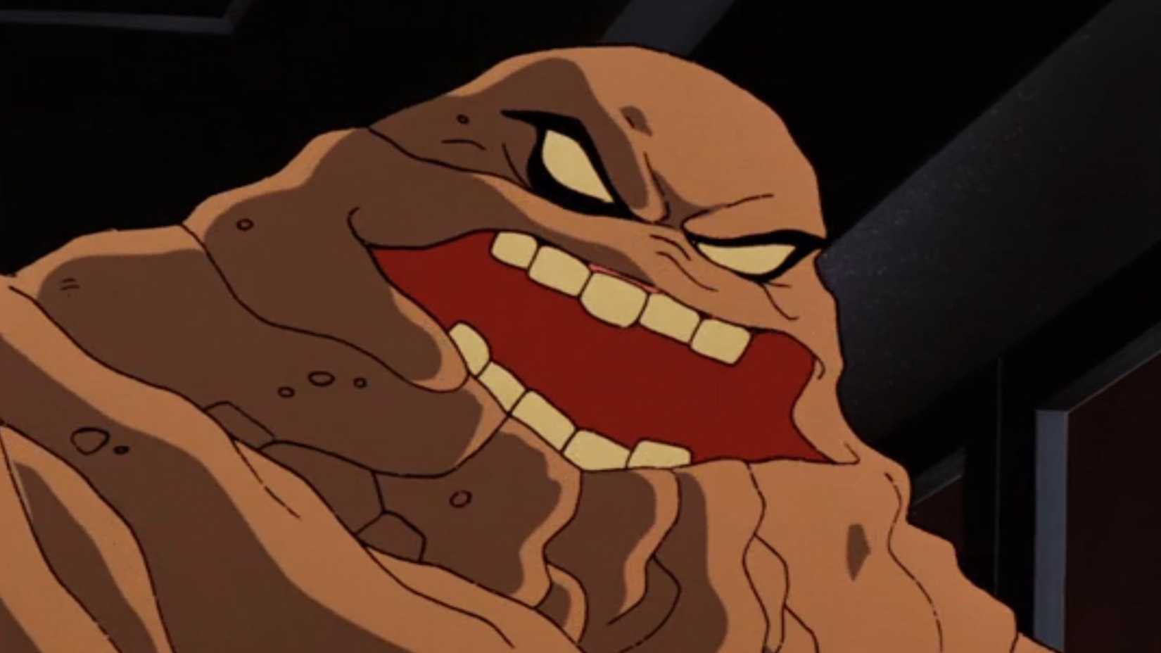 Clayface laughing