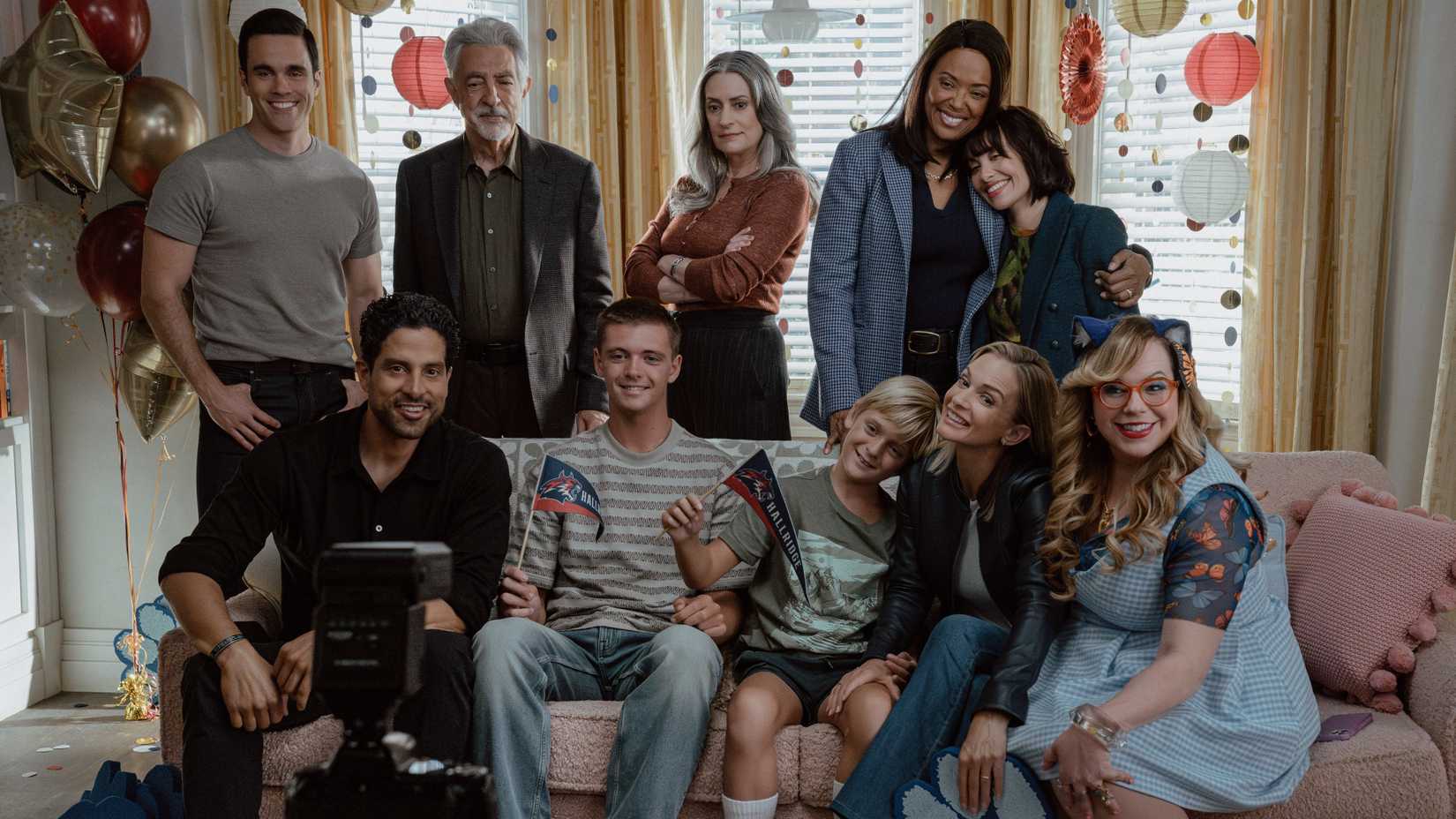 The BAU taking a family photo in Criminal Minds season 19, episode 8.